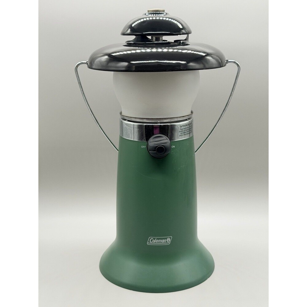 VTG Coleman 5156-750 Electronic Ignition Green Propane Camp Lantern Lighthouse - Picture 6 of 16